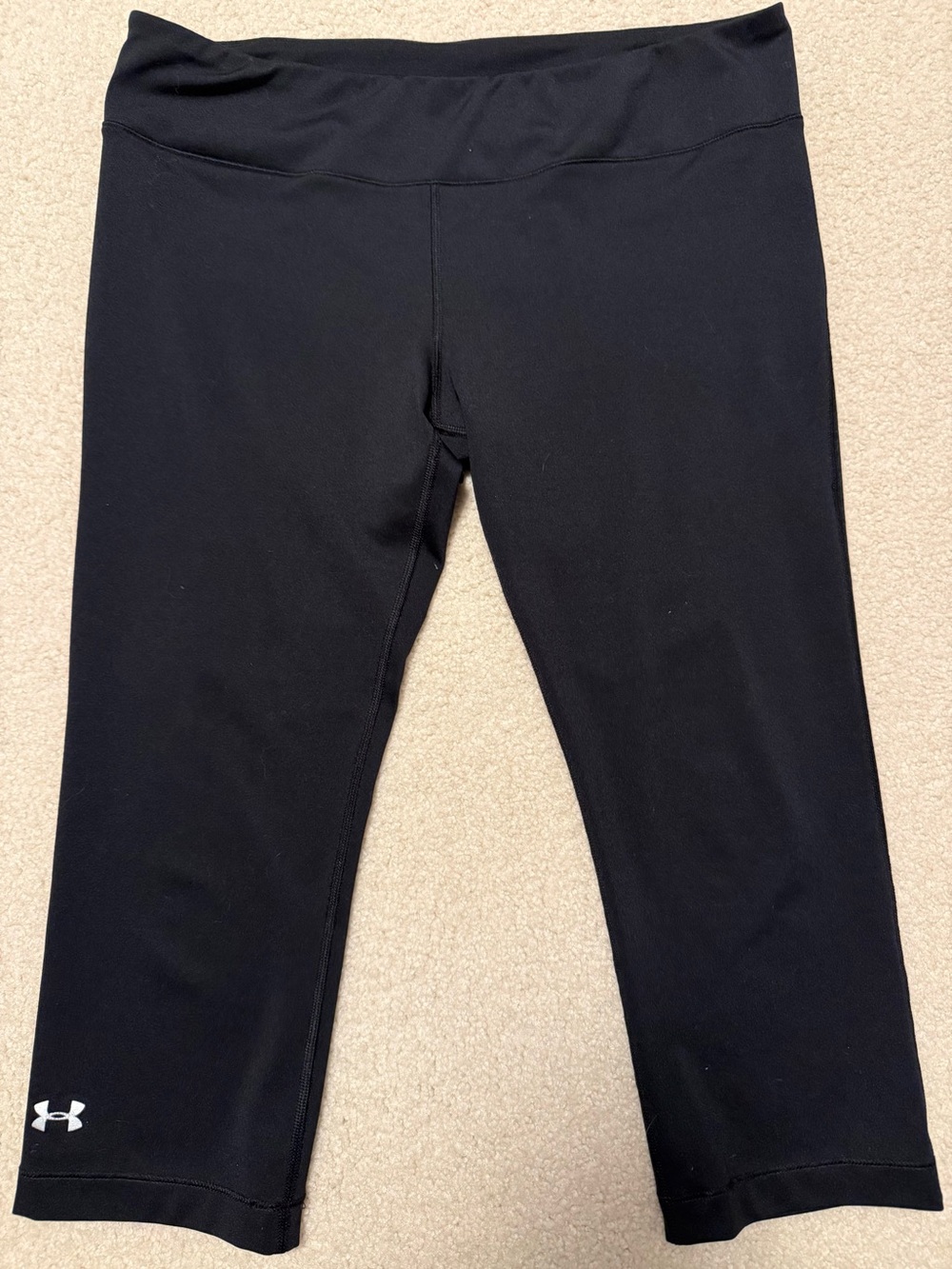 Under Armour Black Performance Capri Leggings